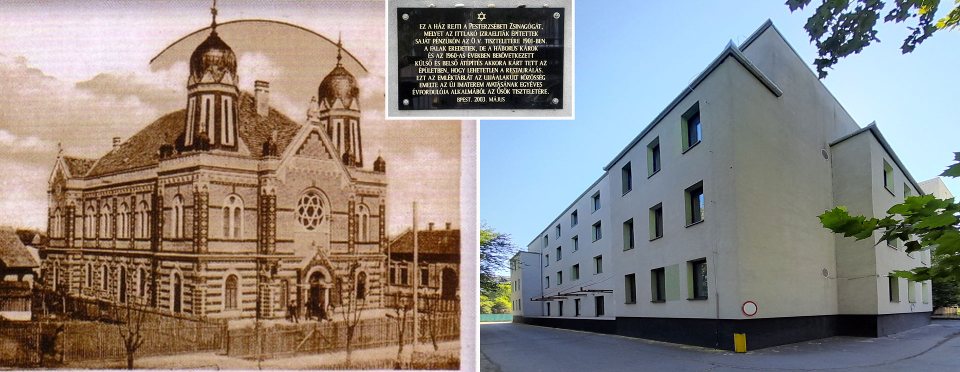 A régi Zsinagóga és ma - Fotó: Czuni Imre A régi Zsinagóga és ma - Fotó: Czuni Imre