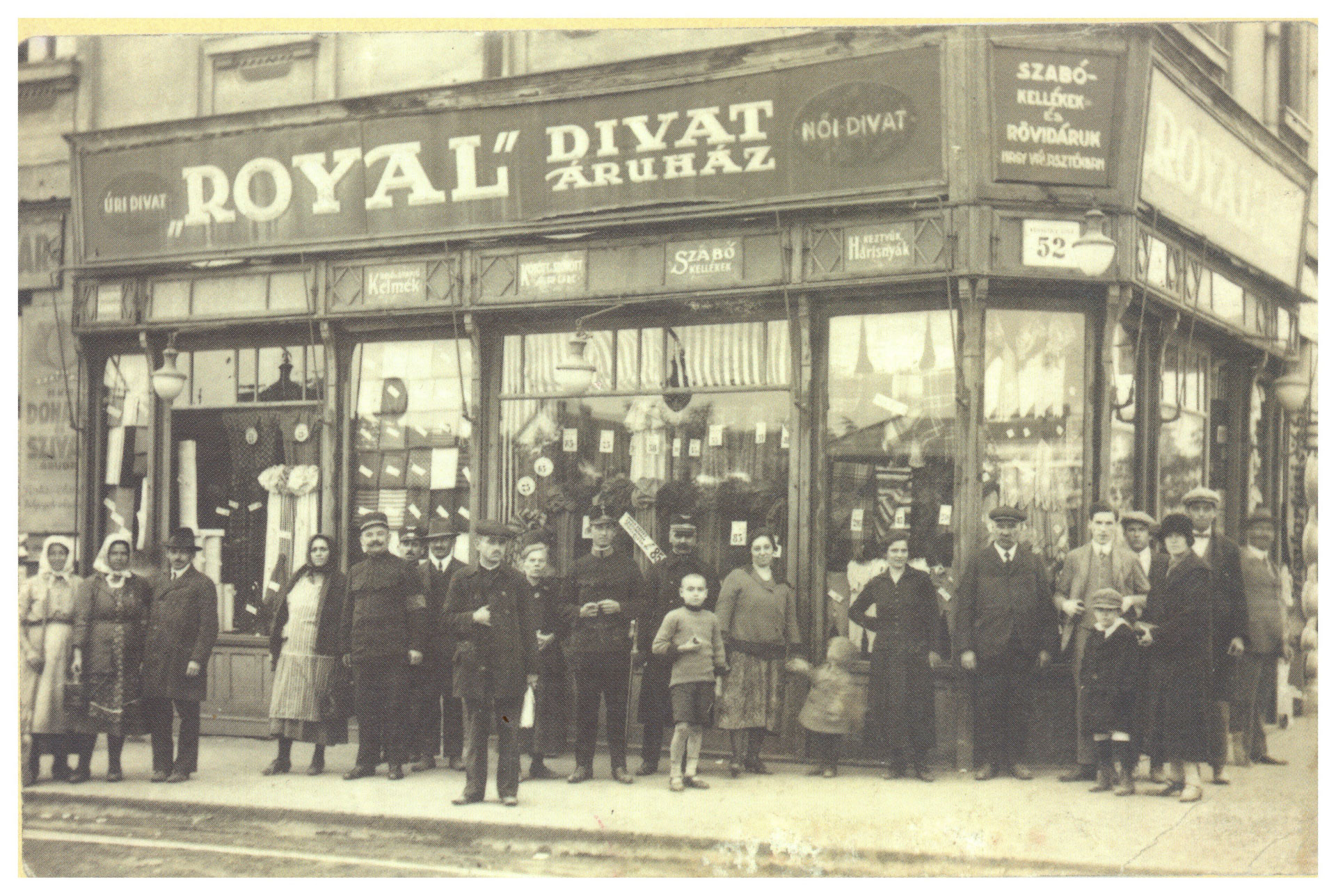 Neufeld Salamon Divatáruháza a Pesterzsébeti Múzeum Gyűjteményéből Neufeld Salamon Divatáruháza a Pesterzsébeti Múzeum Gyűjteményéből